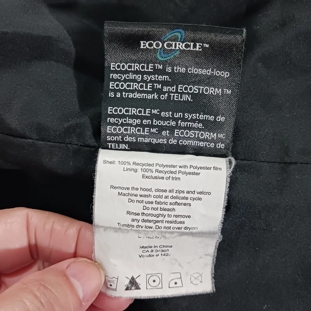Mec eco storm recycled fabric Hooded  jacket - Picture 5 of 8